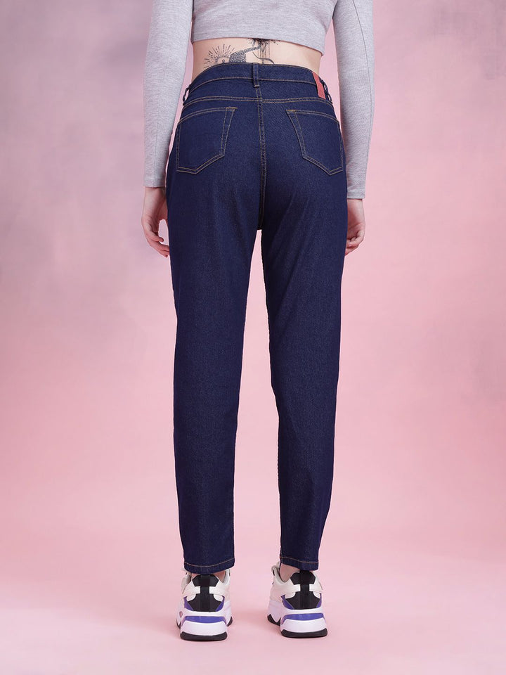 DressBerry Women High-Rise Stretchable Mom Fit Jeans