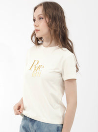 RAREISM Women High Neck Pockets T-shirt