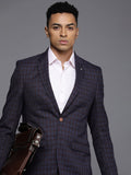 Raymond Men Contemporary Fit Checked Formal Blazer