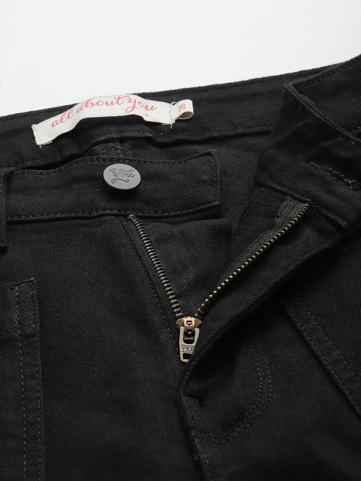 all about you Women Slim Bootcut High-Rise Stretchable Jeans