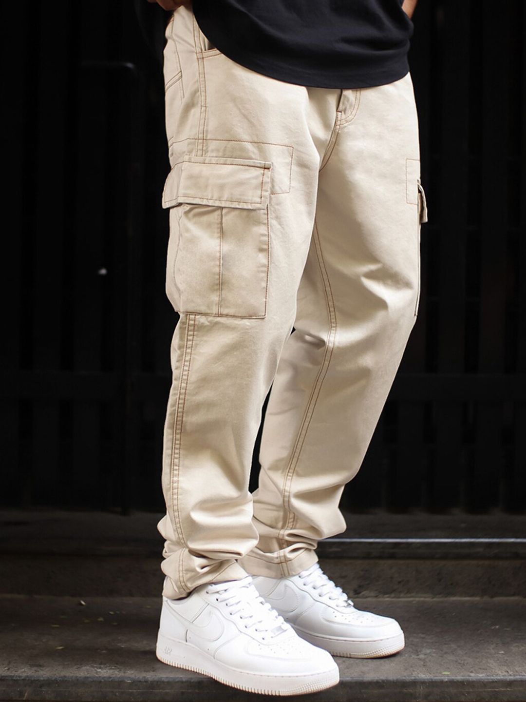 Powerlook Men Mid-Rise Regular Fit Cargos
