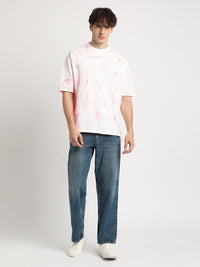 THE BEAR HOUSE Tie & Dye Pure Cotton Oversized T-shirt
