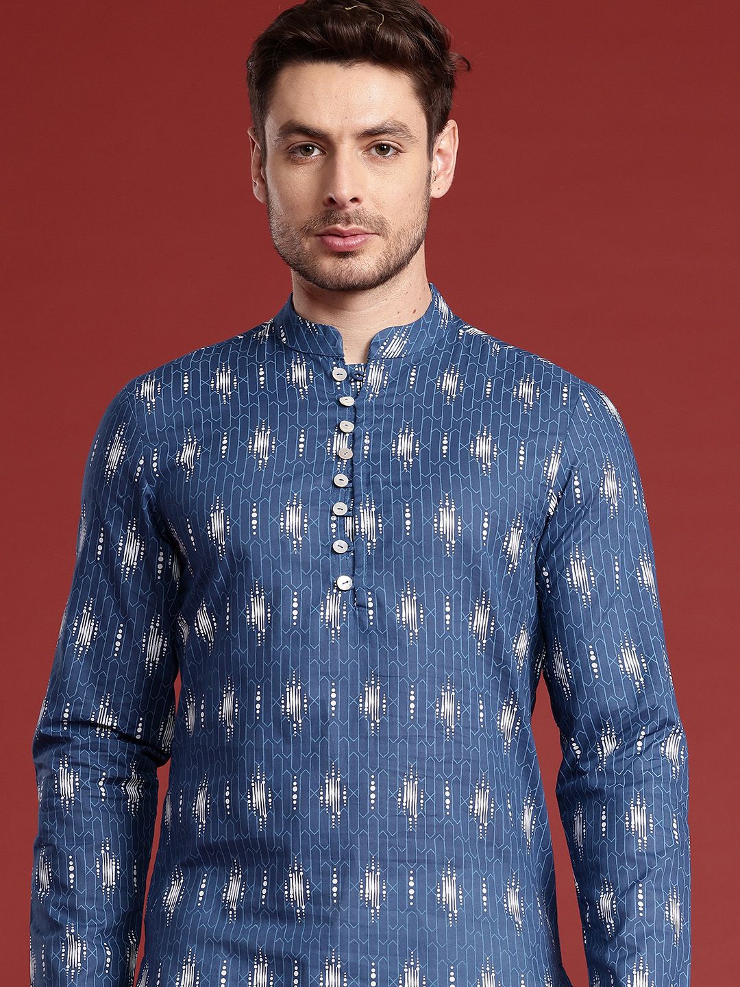 Anouk Geometric Printed Kurta