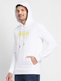 Being Human Typography Printed Hooded Cotton Pullover