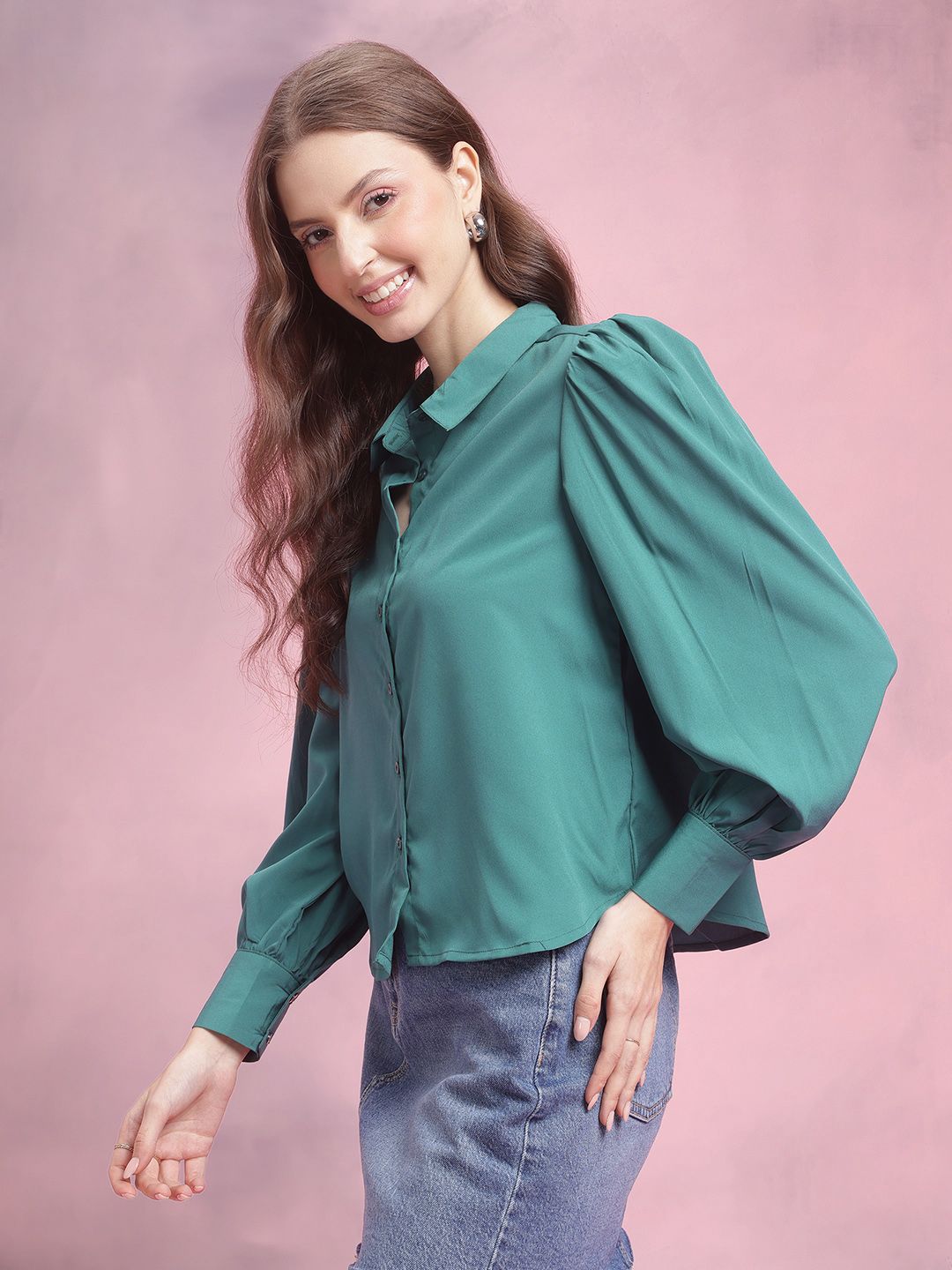 DressBerry Puff Sleeve Shirt