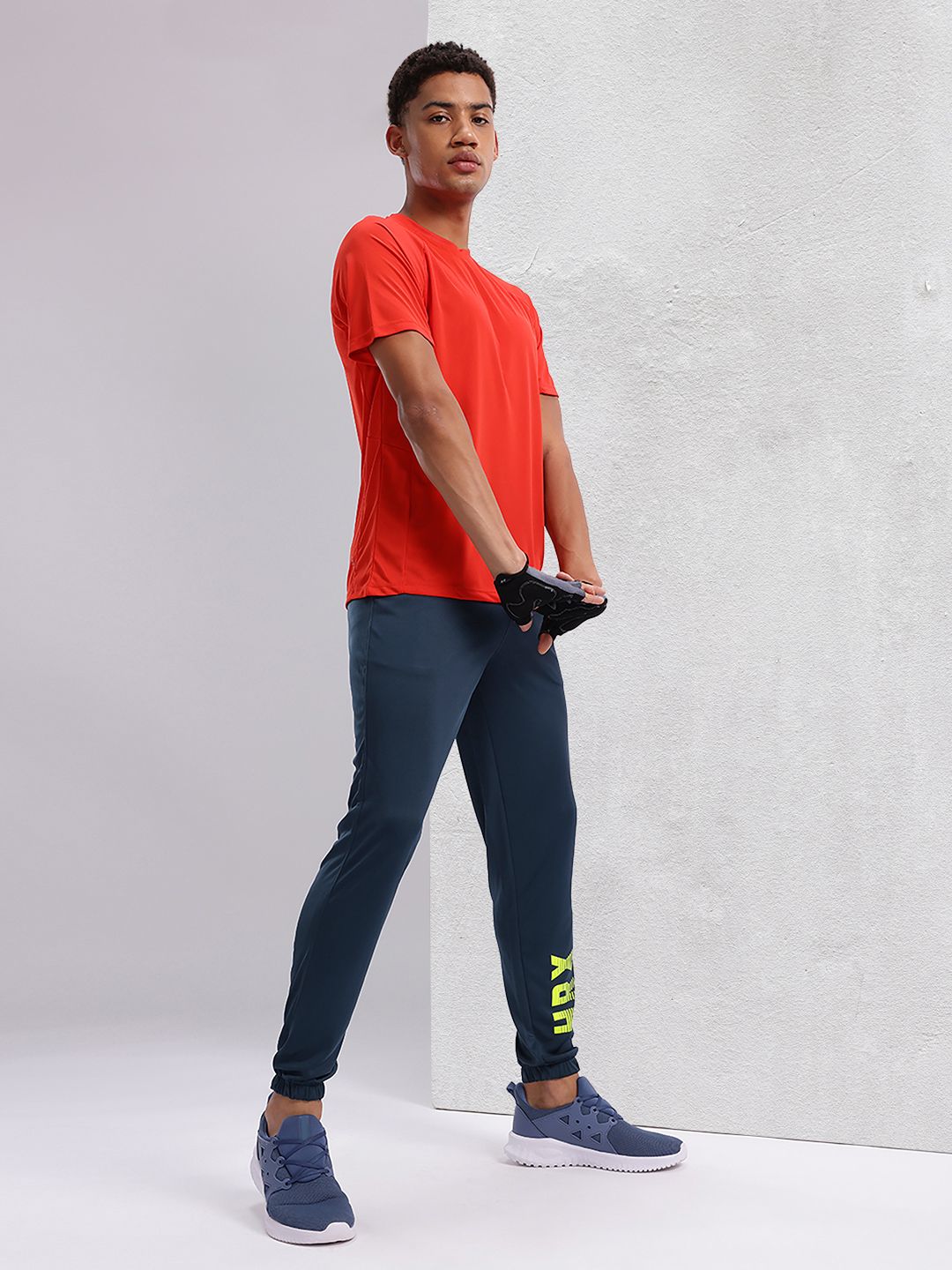 HRX by Hrithik Roshan Men Typography Print Rapid-Dry Training Joggers