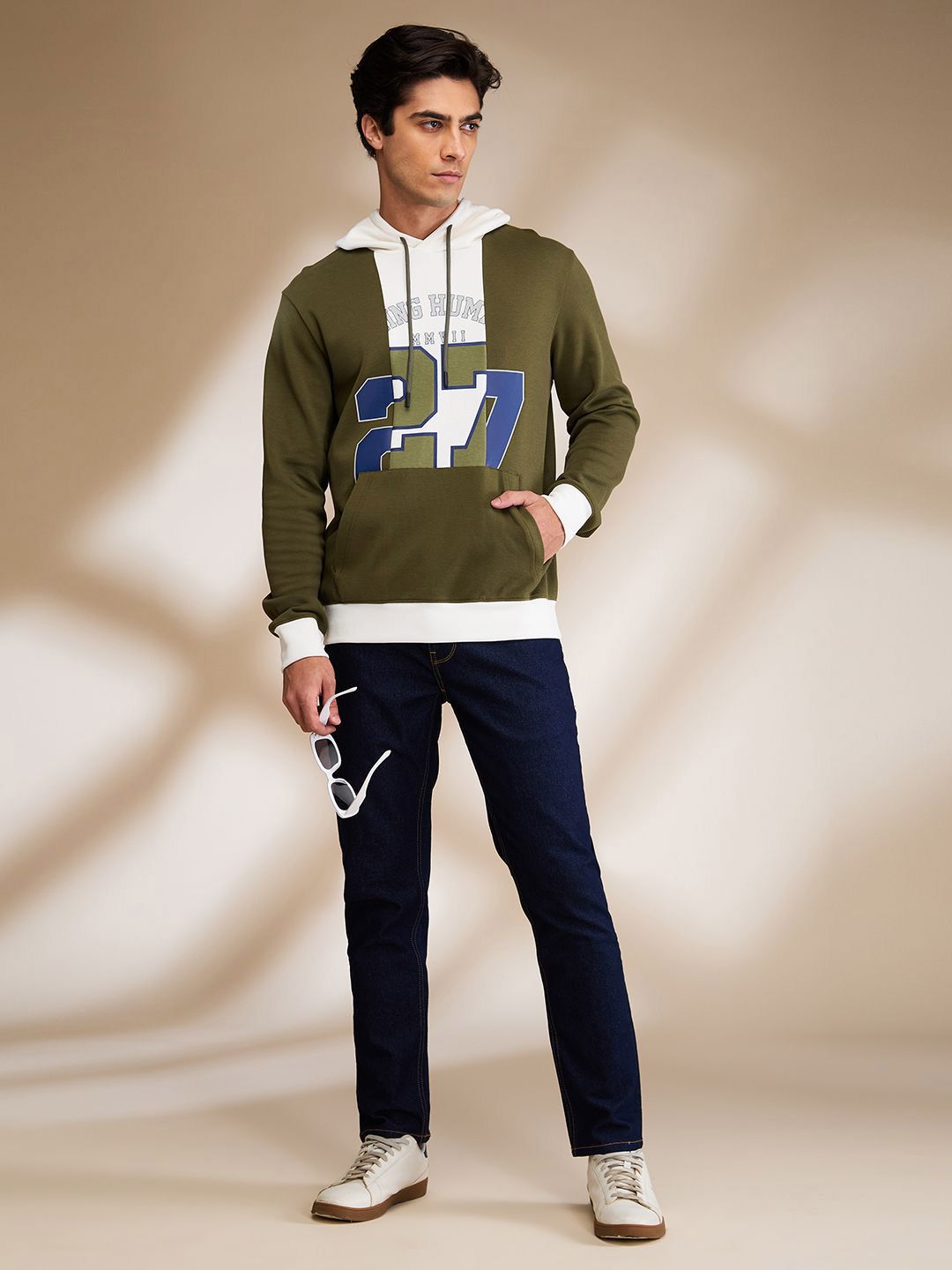 Being Human Men Hooded Pullover Sweatshirt