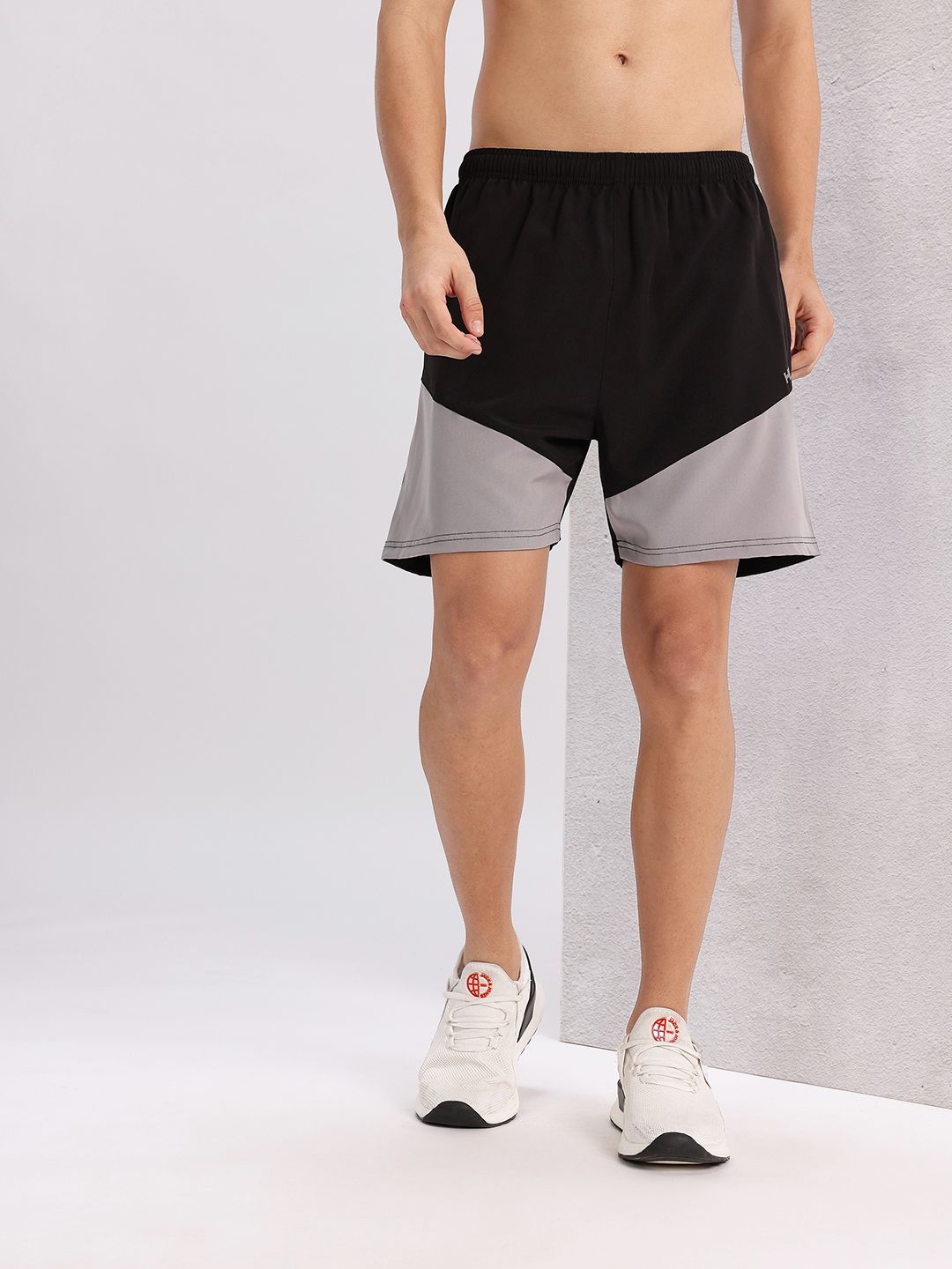 HRX by Hrithik Roshan Men Colourblocked Rapid-Dry Running Shorts