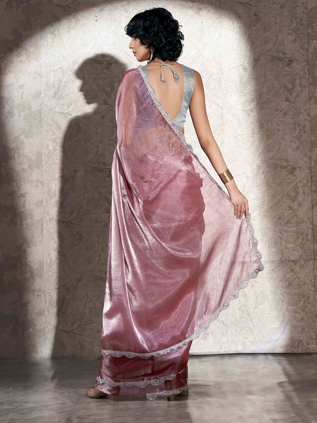 Tikhi Imli Embellished Zari  Saree