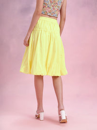 DressBerry Toggle Fastening Ruched Balloon Skirt