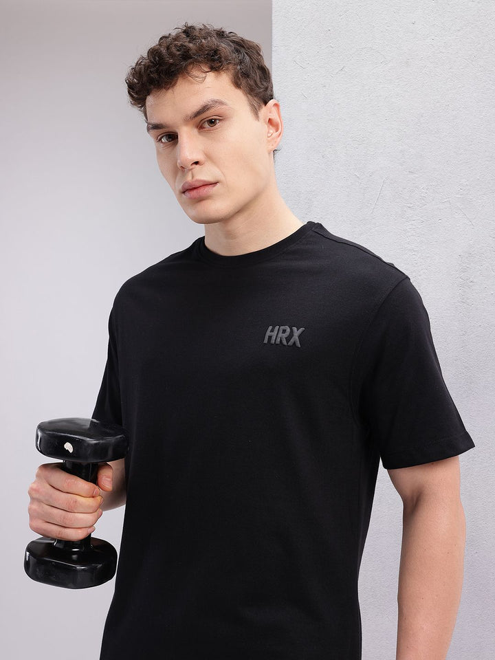 HRX by Hrithik Roshan Men Typography Puff Printed Training T-shirt