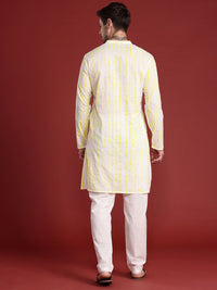 Anouk Dyed Pure Cotton Kurta with Trousers