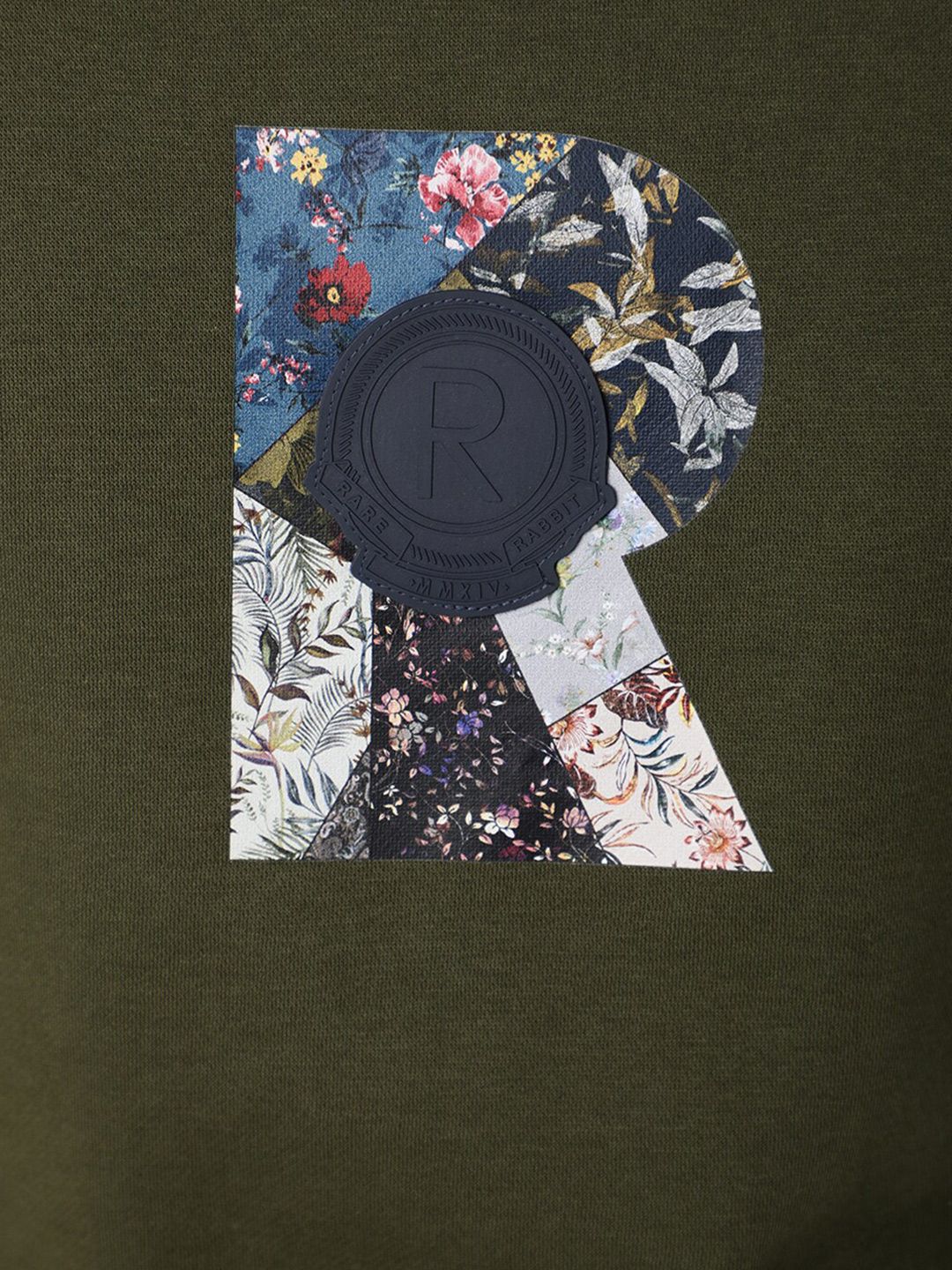 RARE RABBIT Men Astor Graphic Printed Sweatshirt