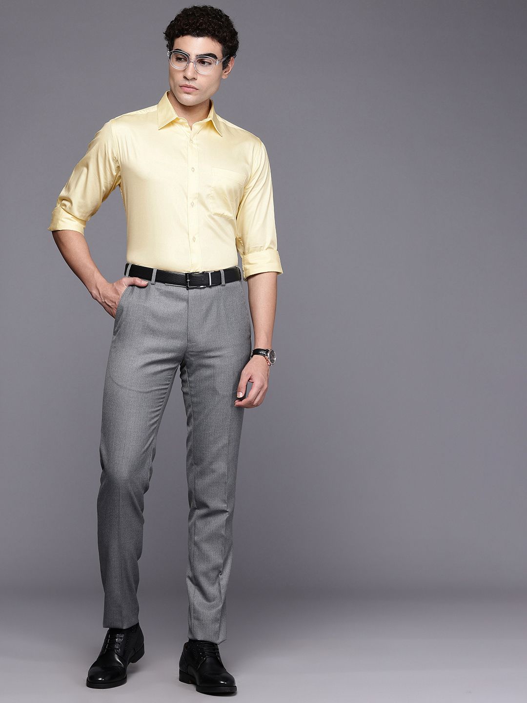 Raymond Pure Cotton Slim Fit Formal Shirt
