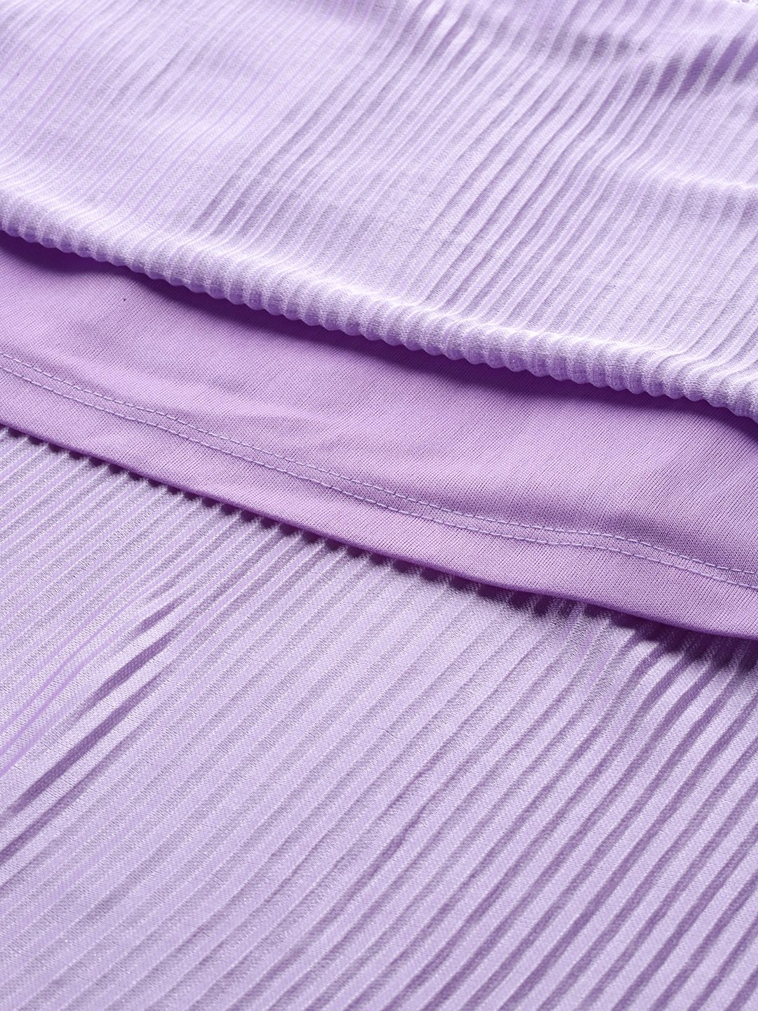 all about you Accordion Pleated A-Line Midi Dress