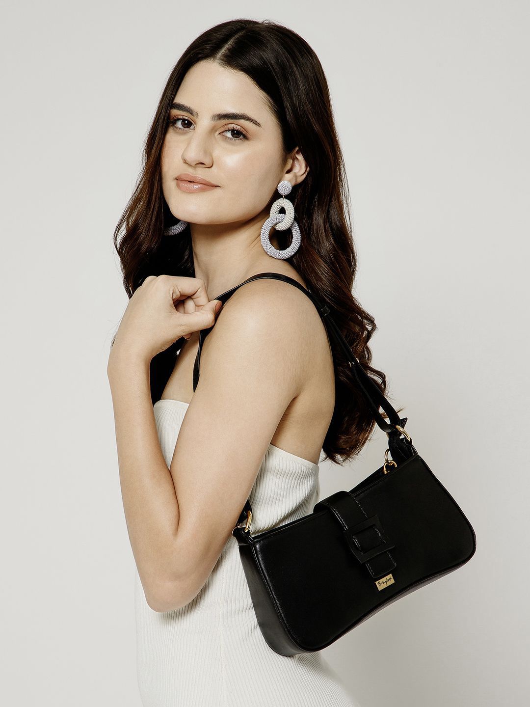 Berrylush Baguette Shoulder Bag