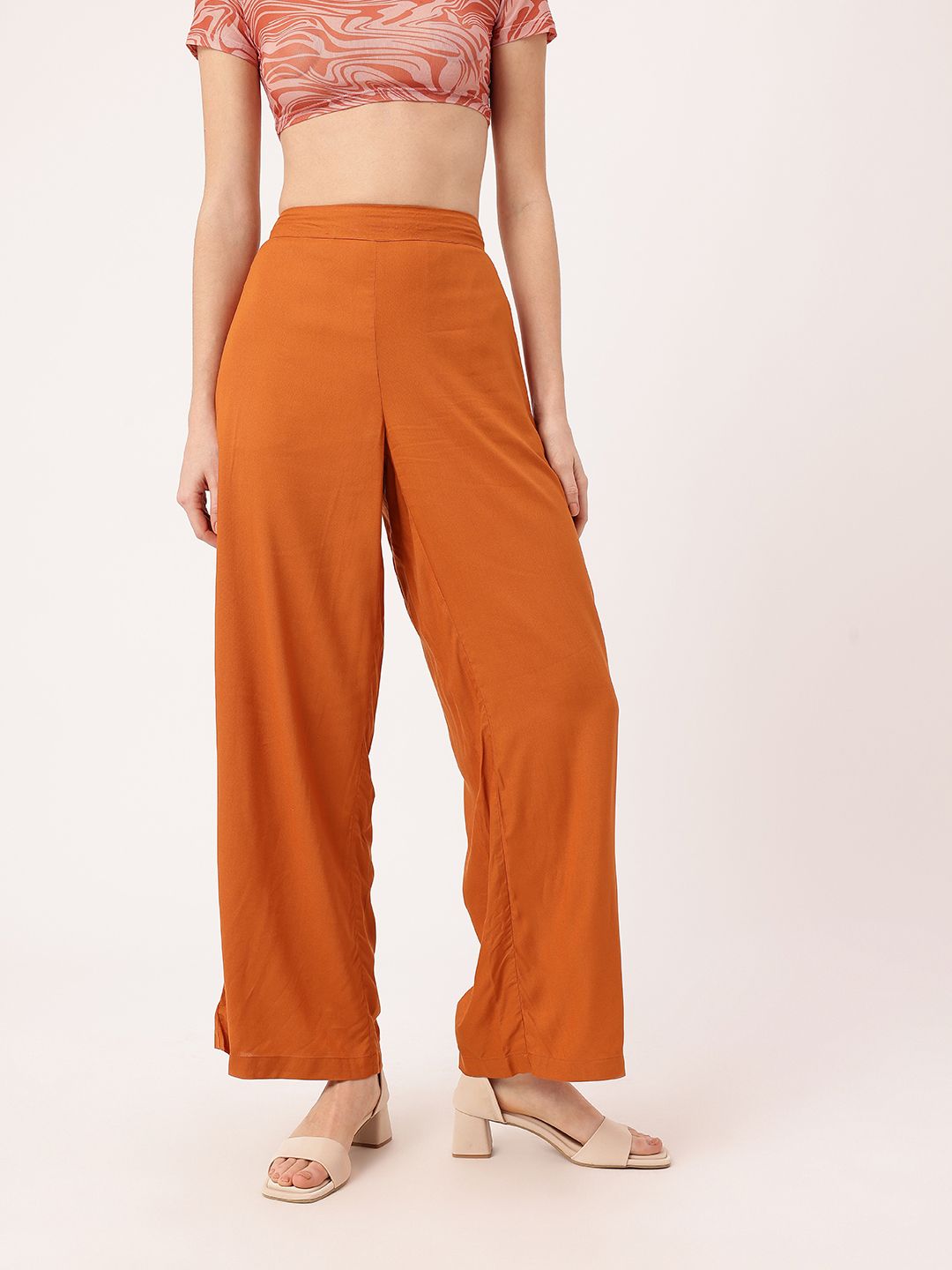 DressBerry Women Wide Leg 70s Revival Trousers