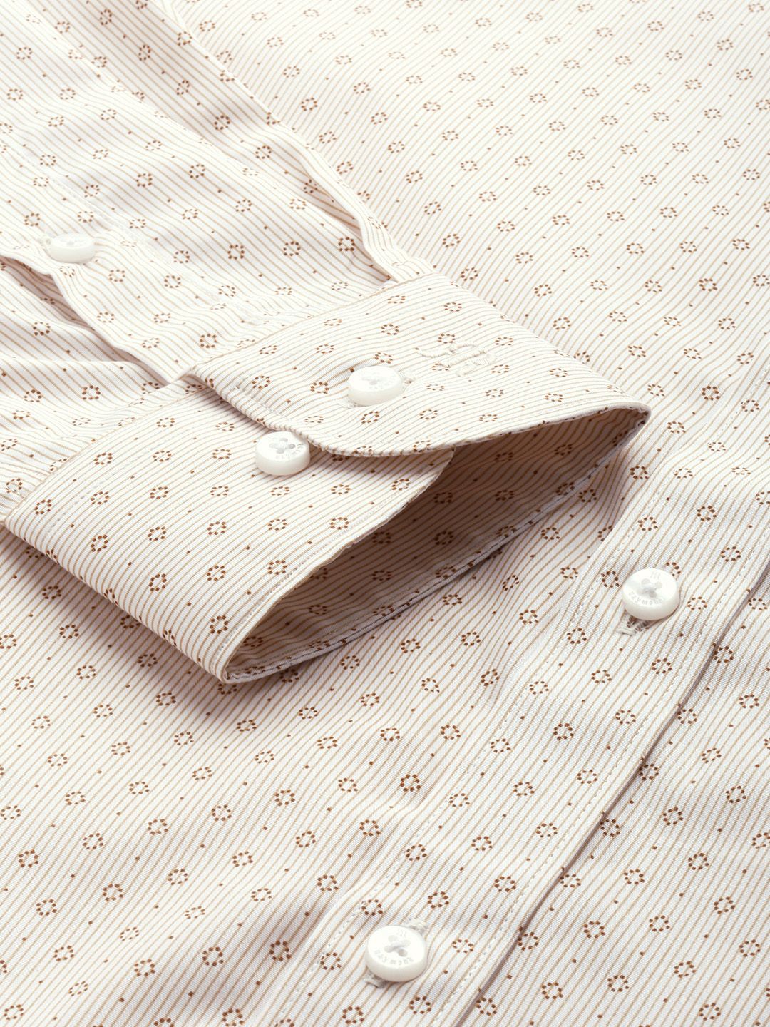 Raymond Slim Fit Striped Pure Cotton Formal Shirt