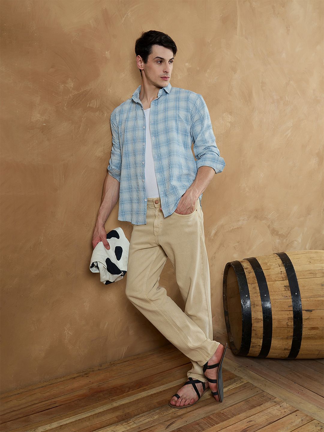 DENNISON Oversized Checks Shirt