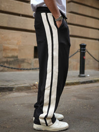 Powerlook Men Striped Baggy Fit Track Pants