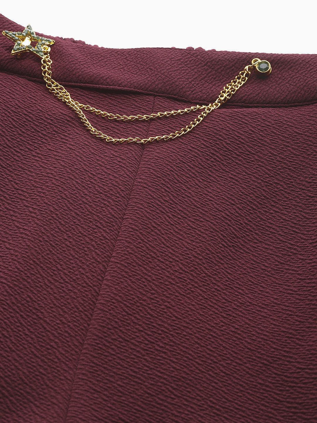 DressBerry Women Pleated Wide Leg Trousers