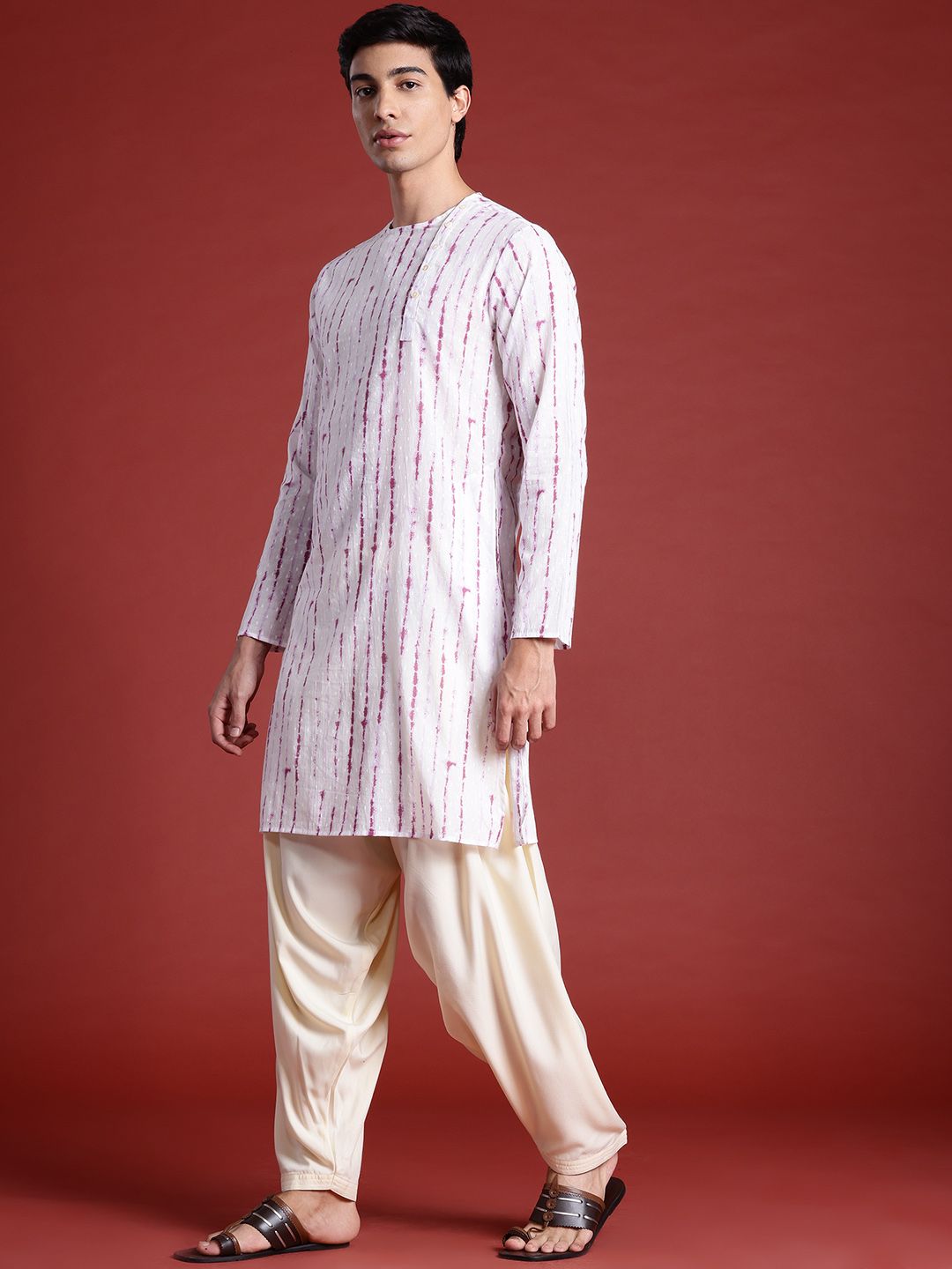 Anouk Tie & Dye Printed Kurta