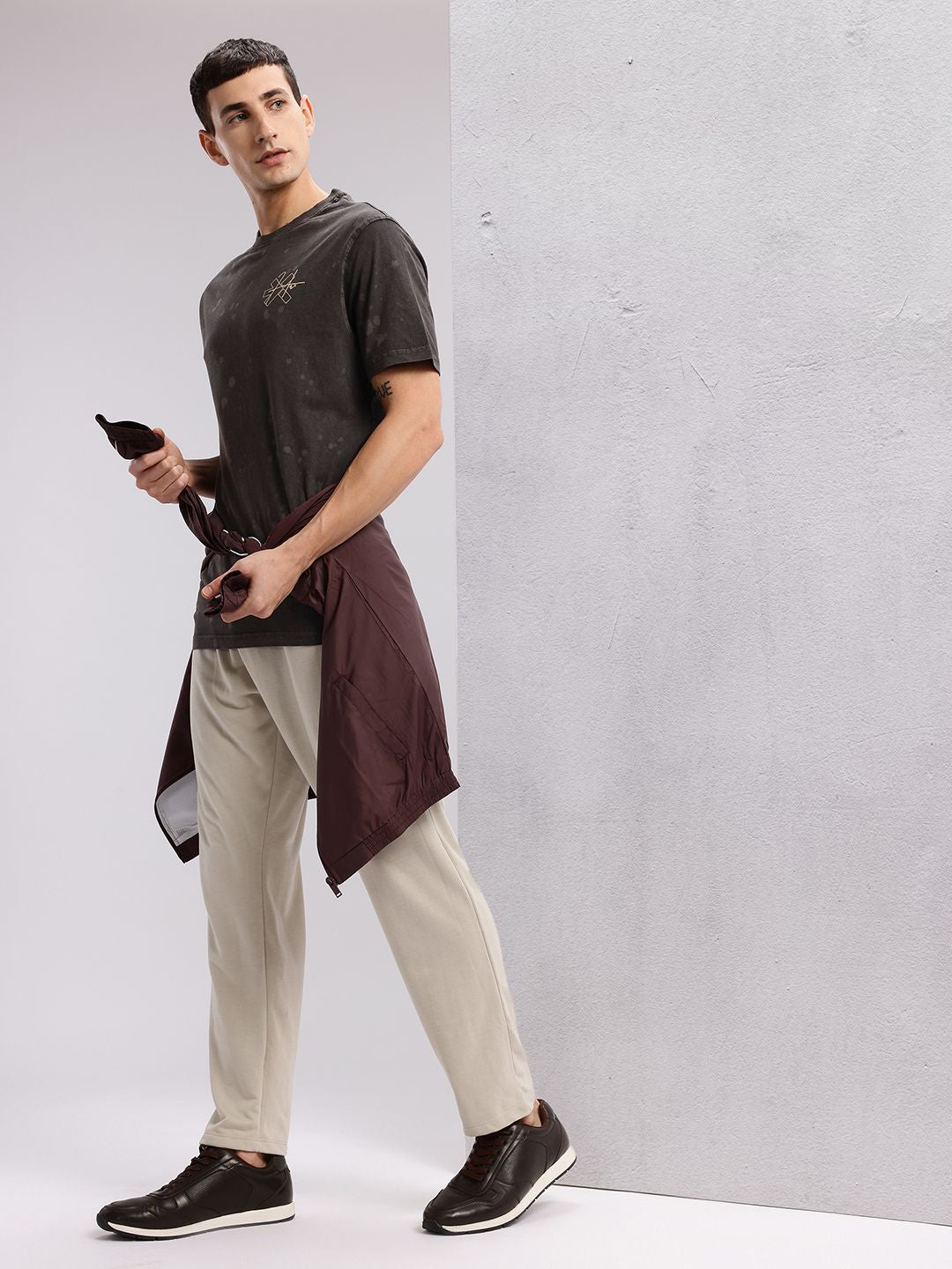 HRX by Hrithik Roshan Washed Effect Pure Cotton T-shirt