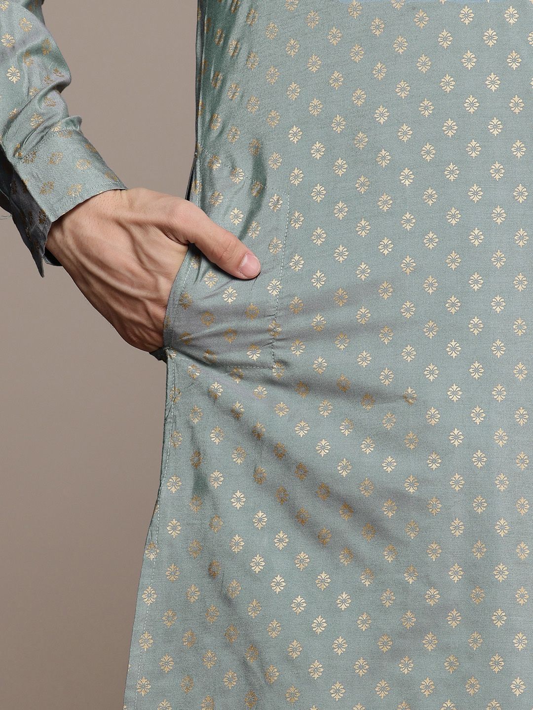 House of Pataudi Ethnic Motifs Printed Jashn Kurta
