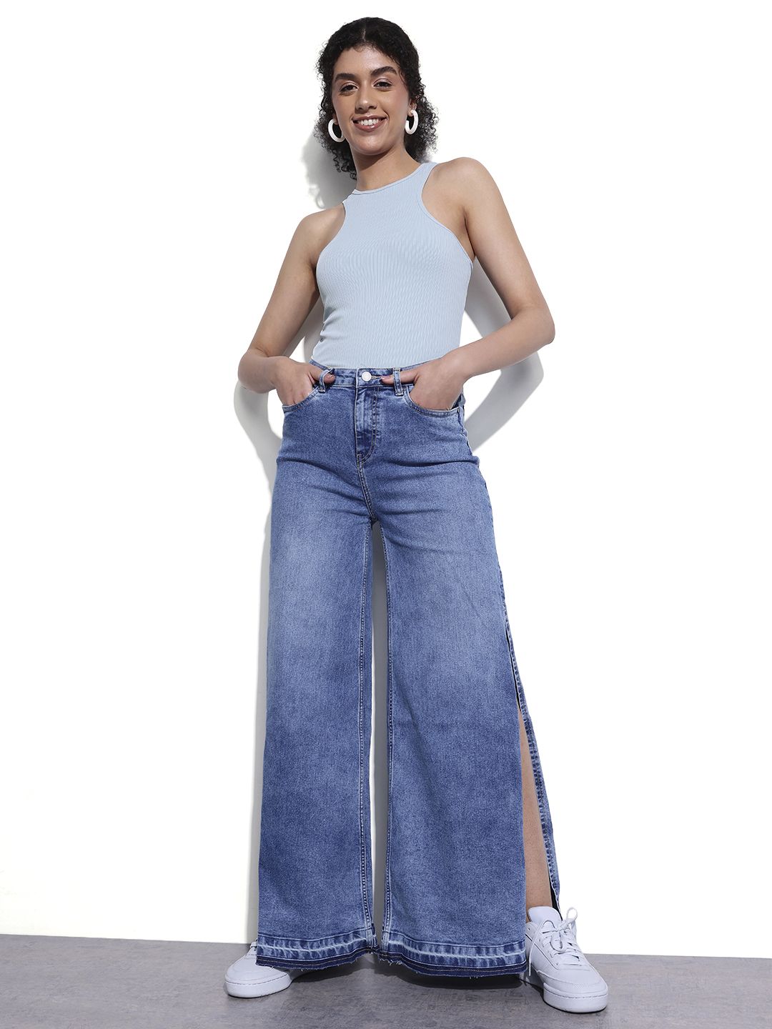 DressBerry Normcore Ribbed Racerback Tank Top