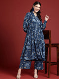 Anouk Ethnic Motifs Printed Regular Kurta with Palazzos