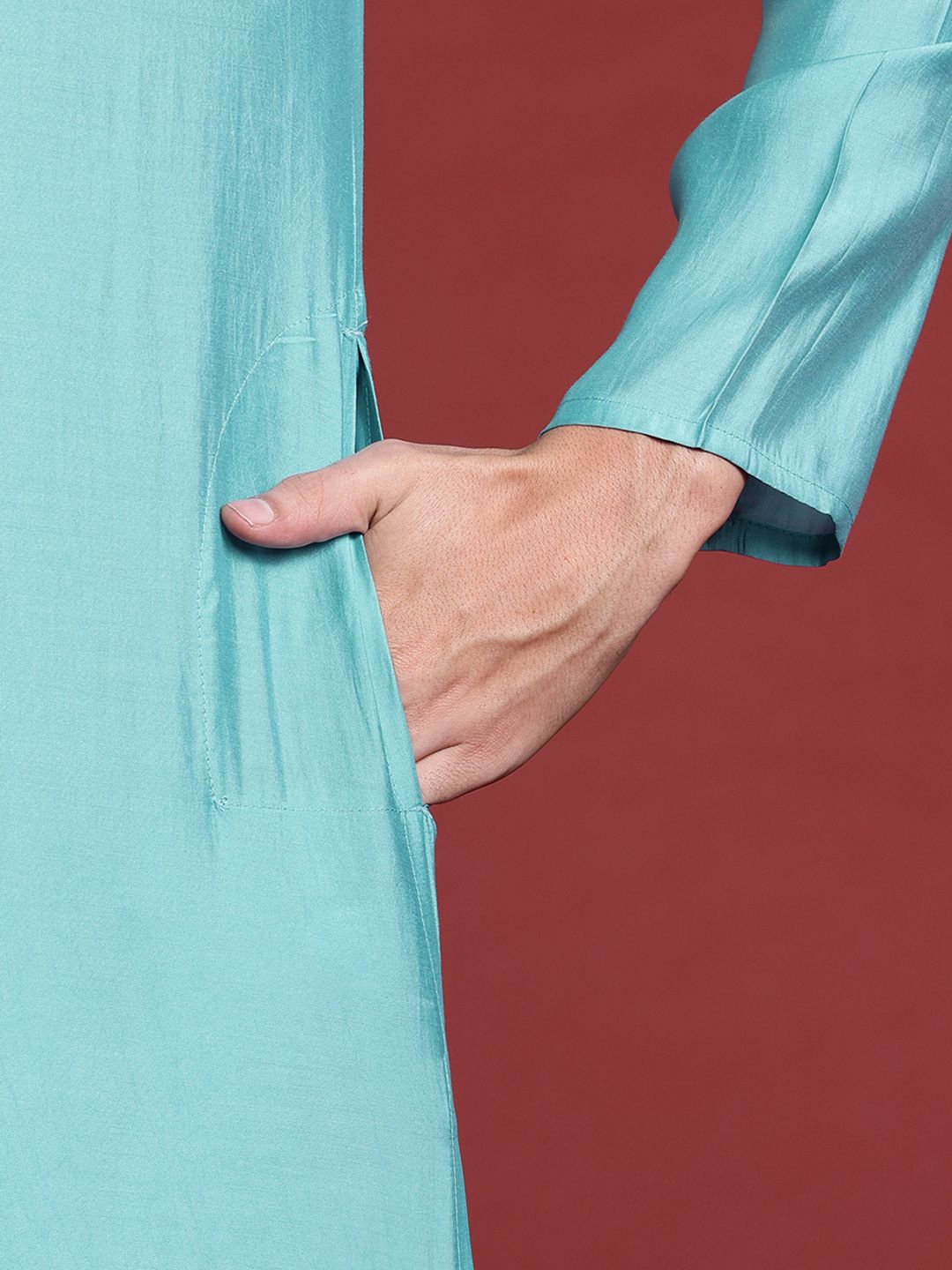 Anouk Tyohaar Collection Straight Kurta with Thread Work