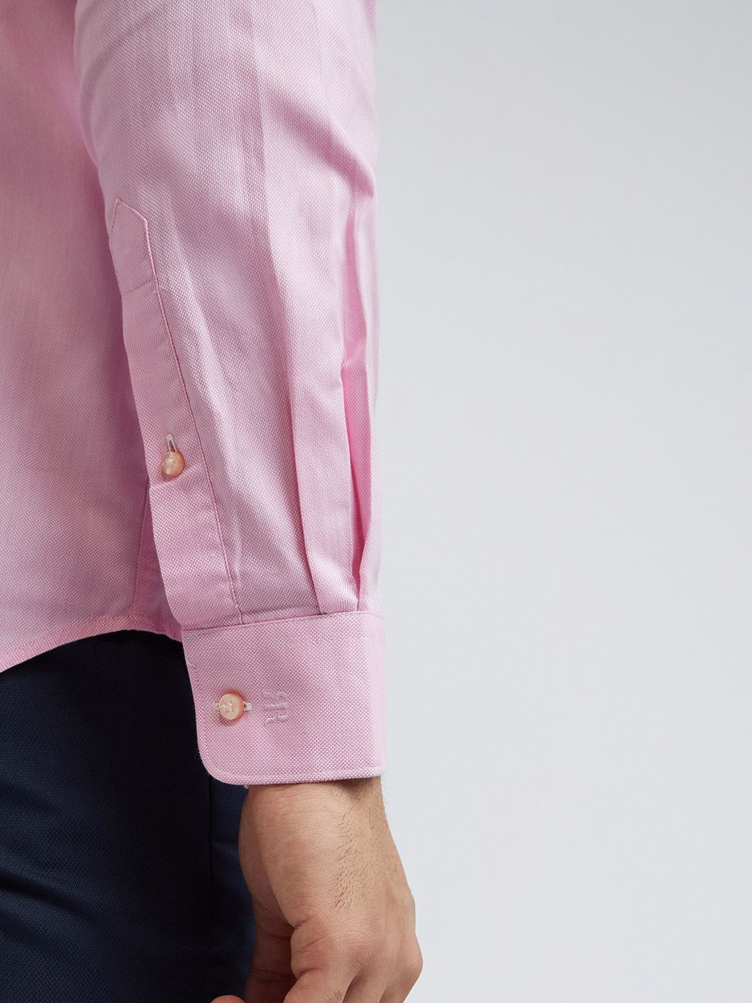 Raymond Pure Cotton Slim Fit Opaque Formal Shirt