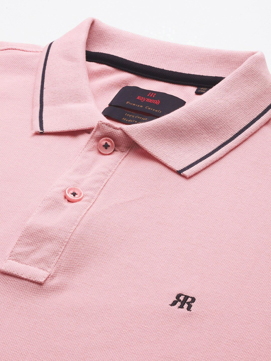 Raymond Modern Fit Pure Cotton Polo T-shirt