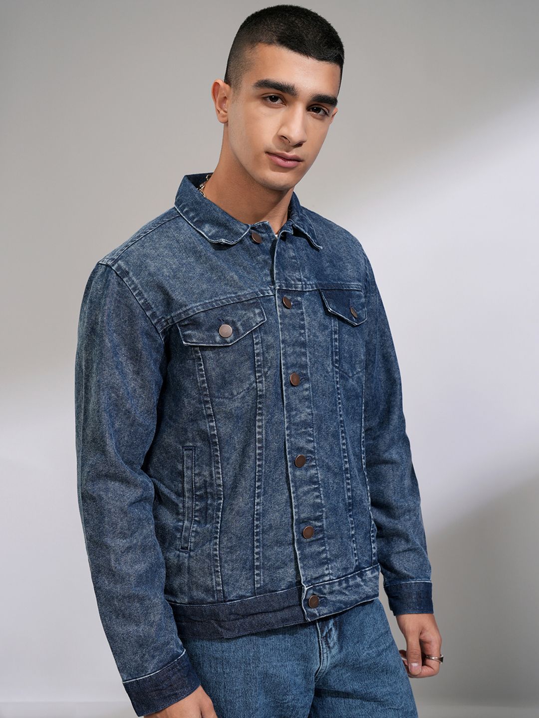 HIGHLANDER Men Denim Jacket