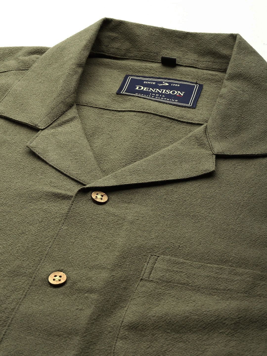 DENNISON Men Smart Opaque Casual Shirt