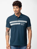 SPYKAR Men Typography Printed Polo Collar Slim Fit T-shirt