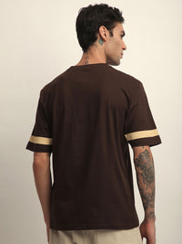 DILLINGER Men Short Sleeve Oversized Applique Printed Tshirt