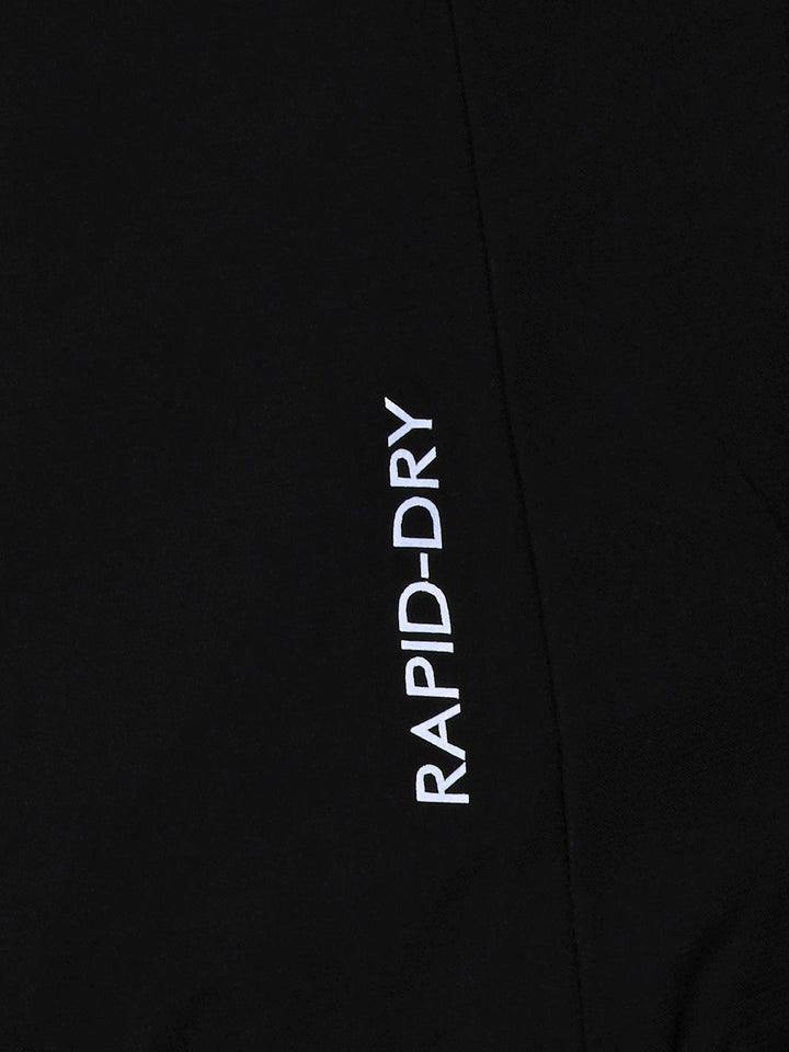 HRX by Hrithik Roshan Rapid-Dry Typography Print Hooded Training Tailored Jacket