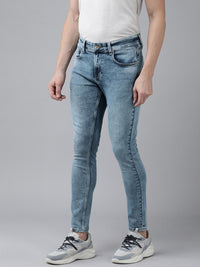 SPYKAR Men Kano Slim Fit Heavy Fade Stretchable Jeans