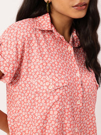 DressBerry Blooming Chic Shirt Style Dress
