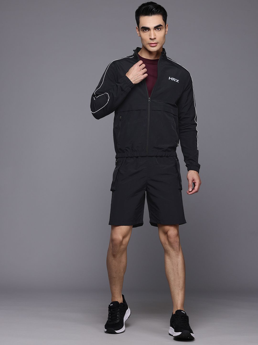 HRX by Hrithik Roshan Rapid-Dry Running Tracksuit