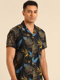 Being Human Slim Fit Tropical Printed Casual Shirt