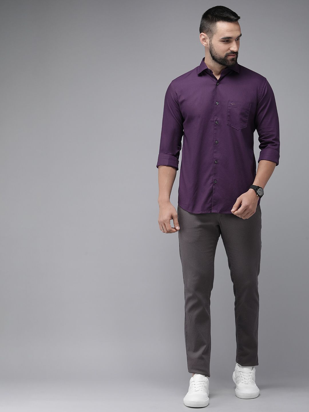 Park Avenue Pure Cotton Slim Fit Casual Shirt