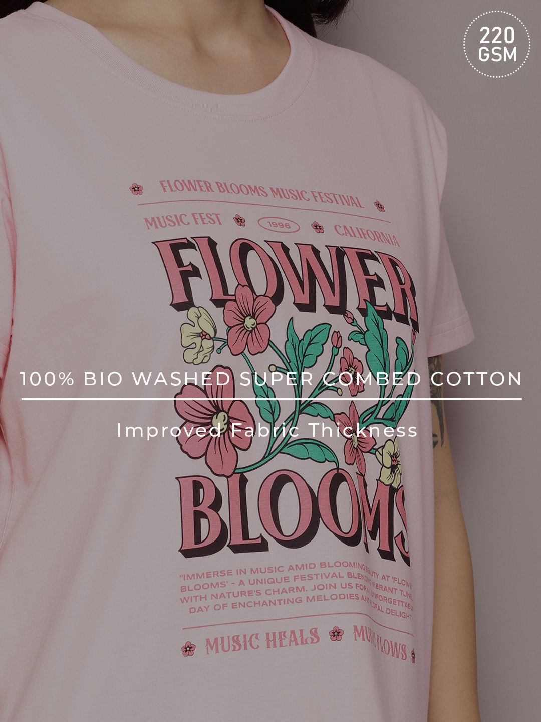 DILLINGER Printed Pure Cotton Boxy T-shirt