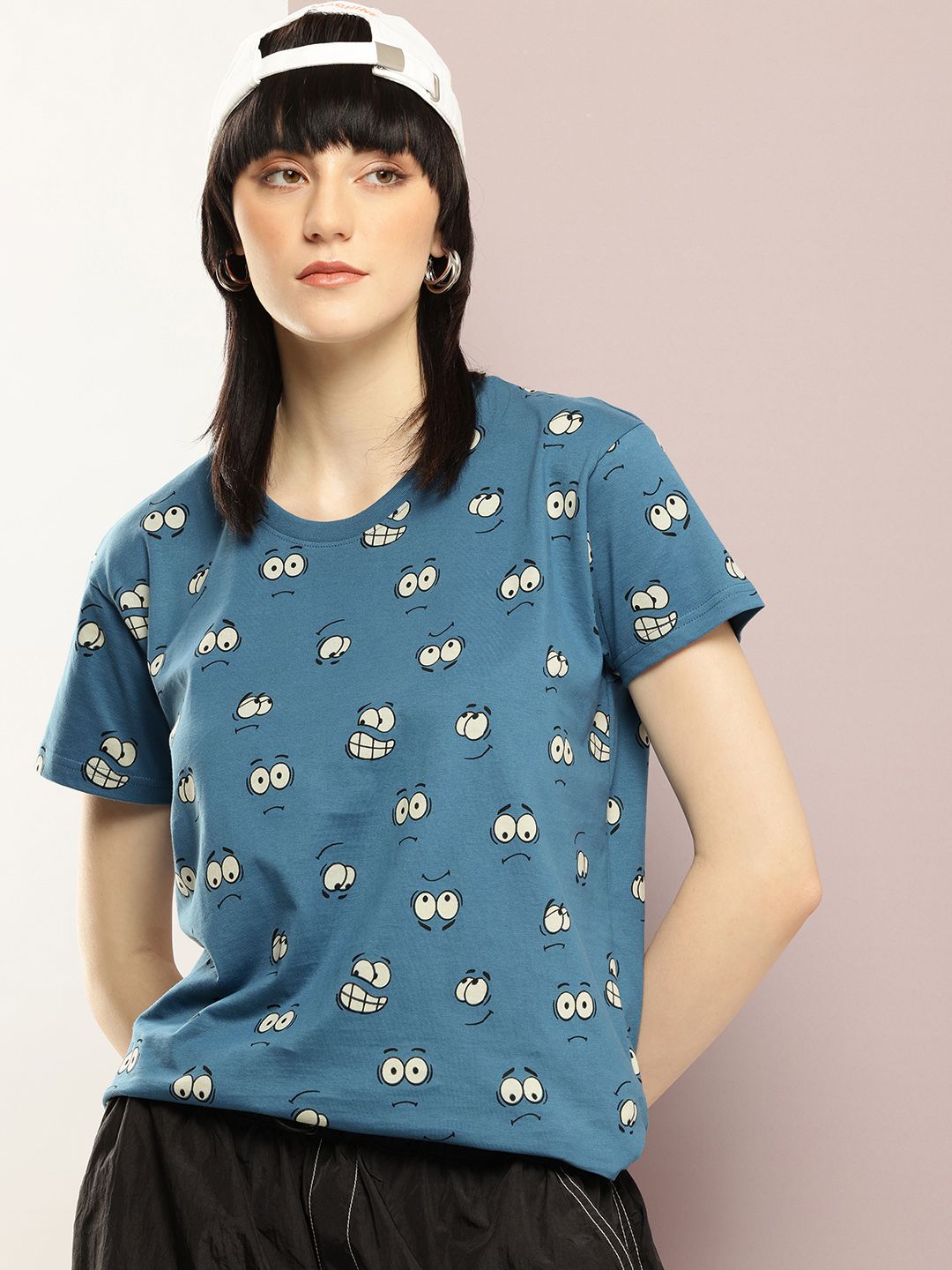 DILLINGER Printed Pure Super Combed Cotton Boxy T-shirt