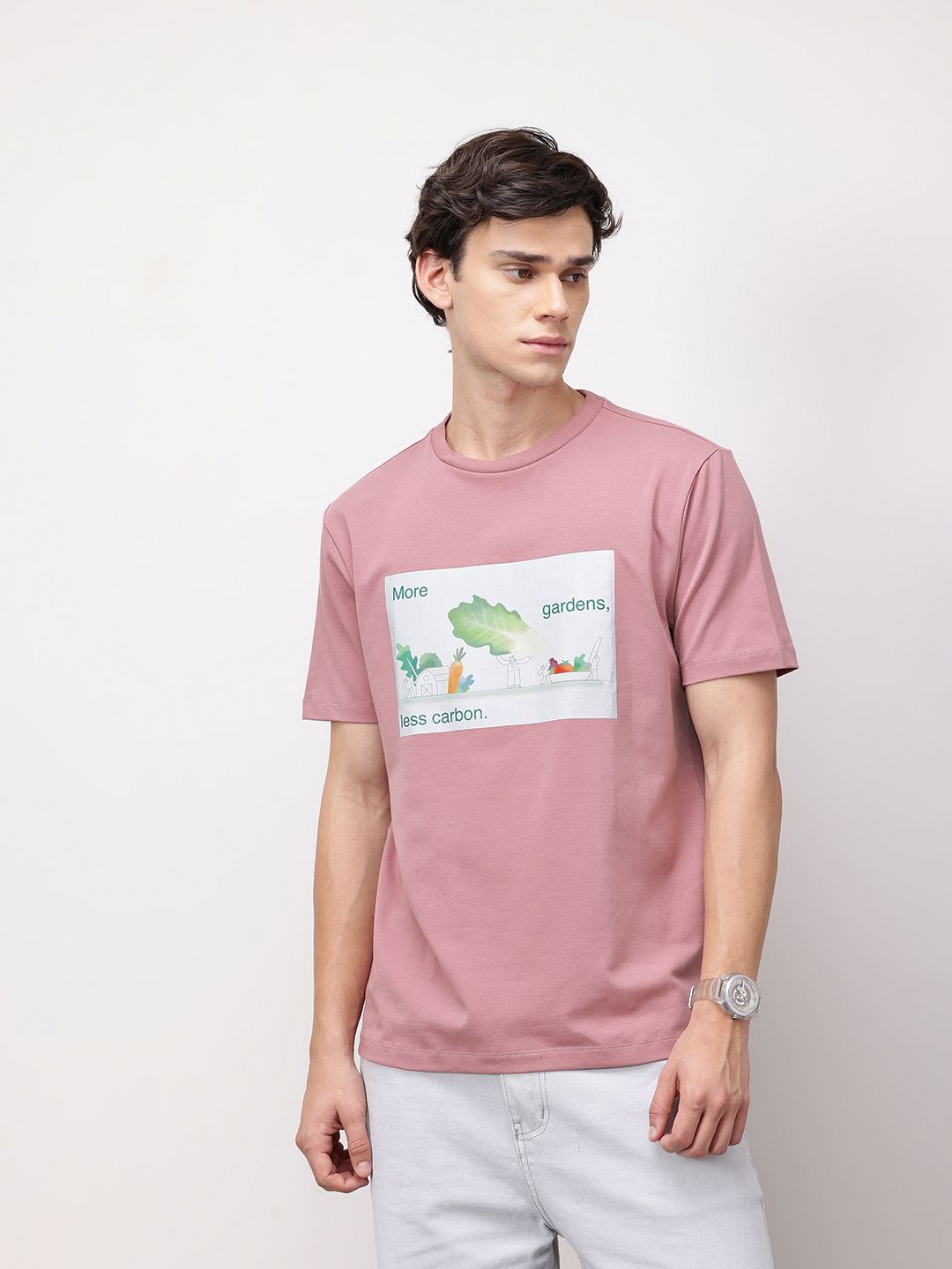 ether Printed Grower Comfort Fit T-shirt