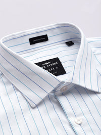 Park Avenue Slim Fit Striped Pure Cotton Formal Shirt