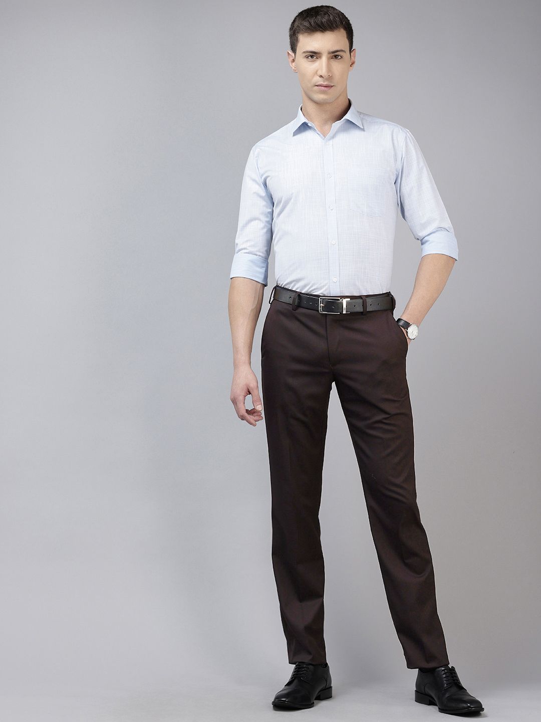Park Avenue Men Regular Fit Formal Trousers