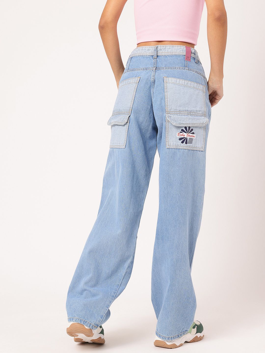 DressBerry Women Tailored Tides Baggy Fit Jeans