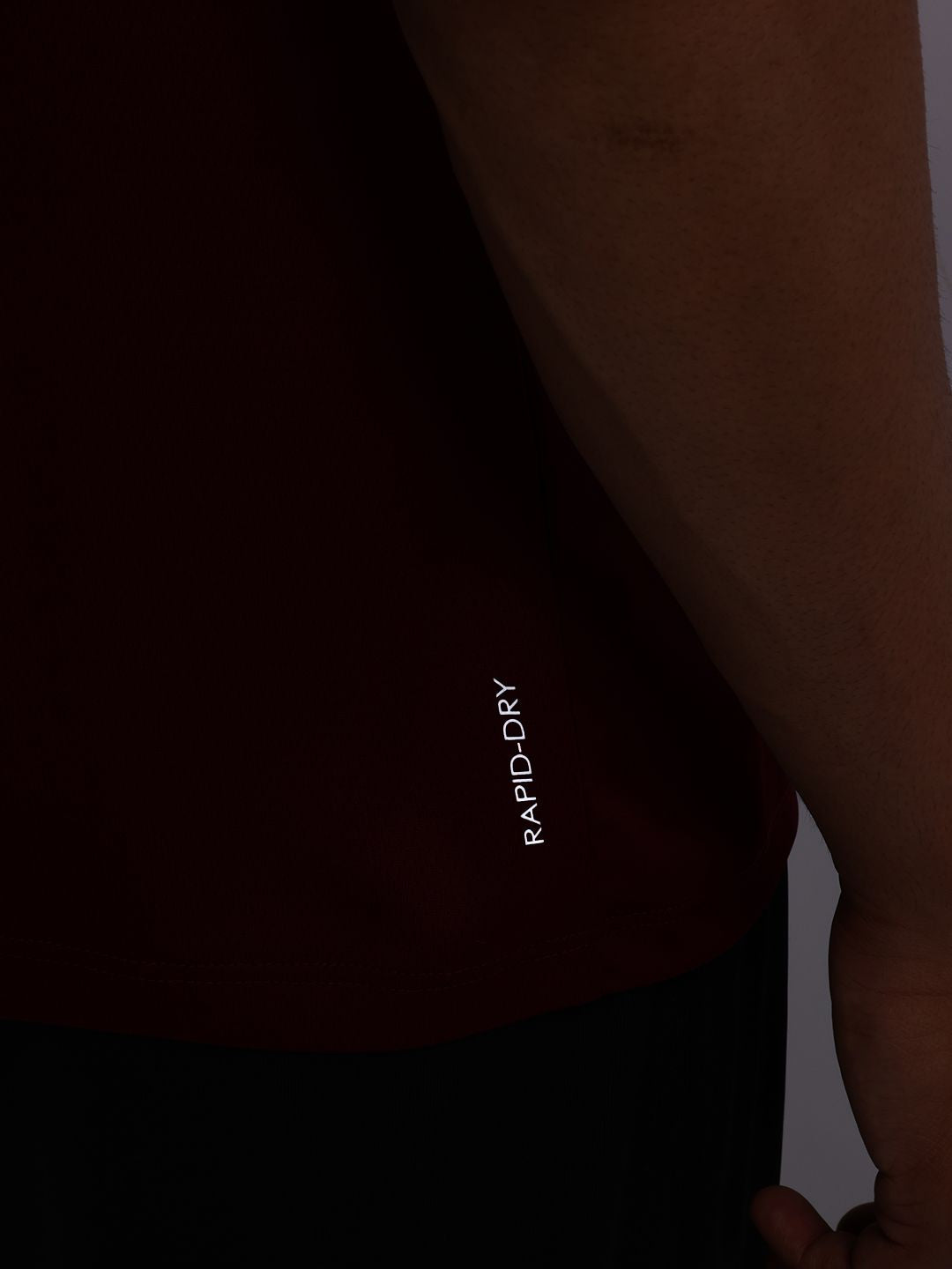 HRX by Hrithik Roshan Typography Printed Rapid-Dry Training T-shirt